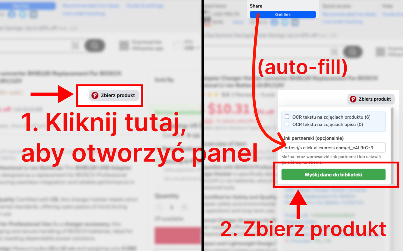 PromoLeaz dla AliExpress Pobieranie 1 kliknięciem