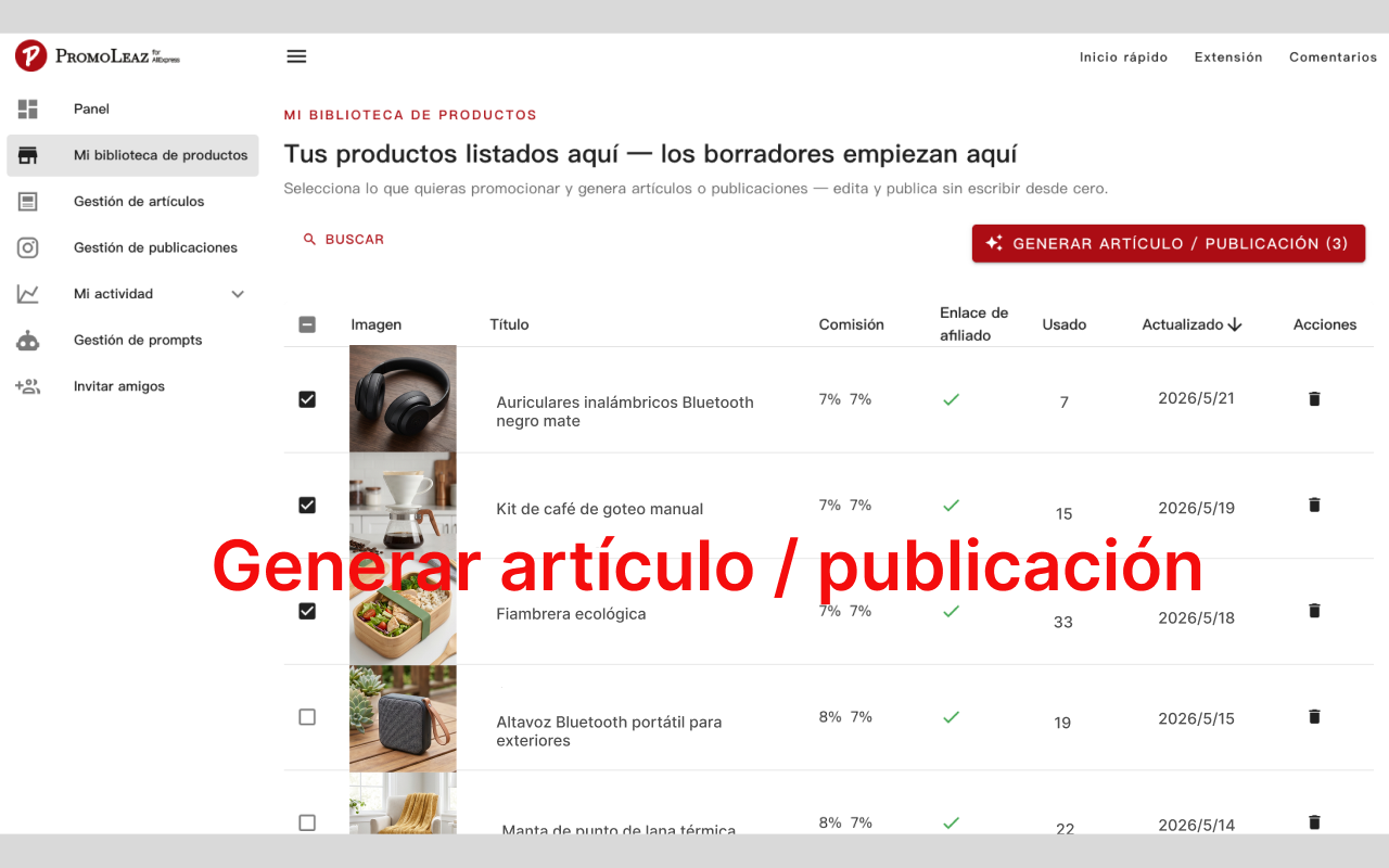 PromoLeaz para AliExpress Blog e IA