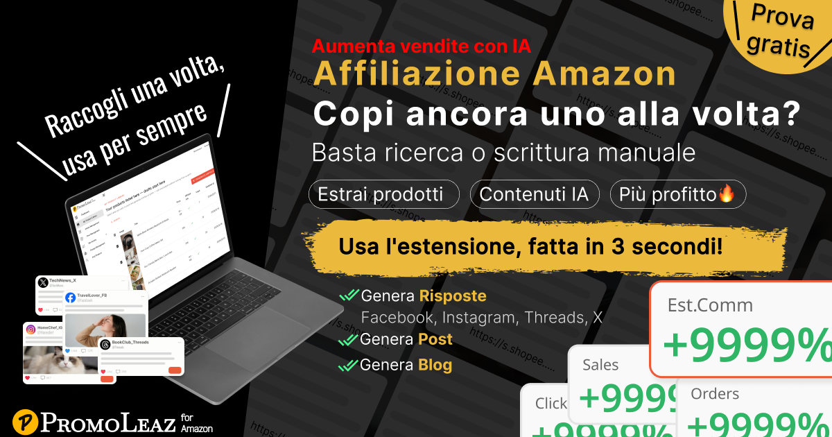 PromoLeaz per Amazon