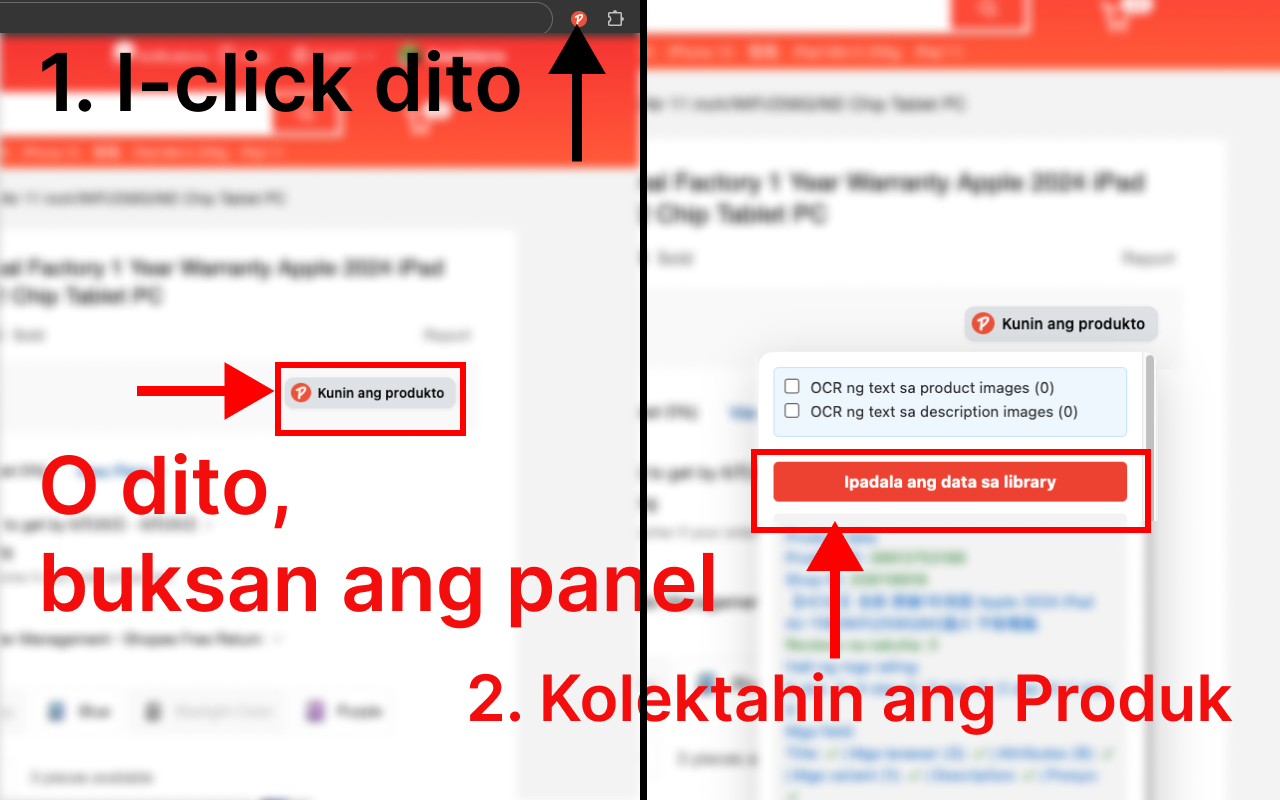 PromoLeaz for Shopee One-Click Scraper for Shopee Products