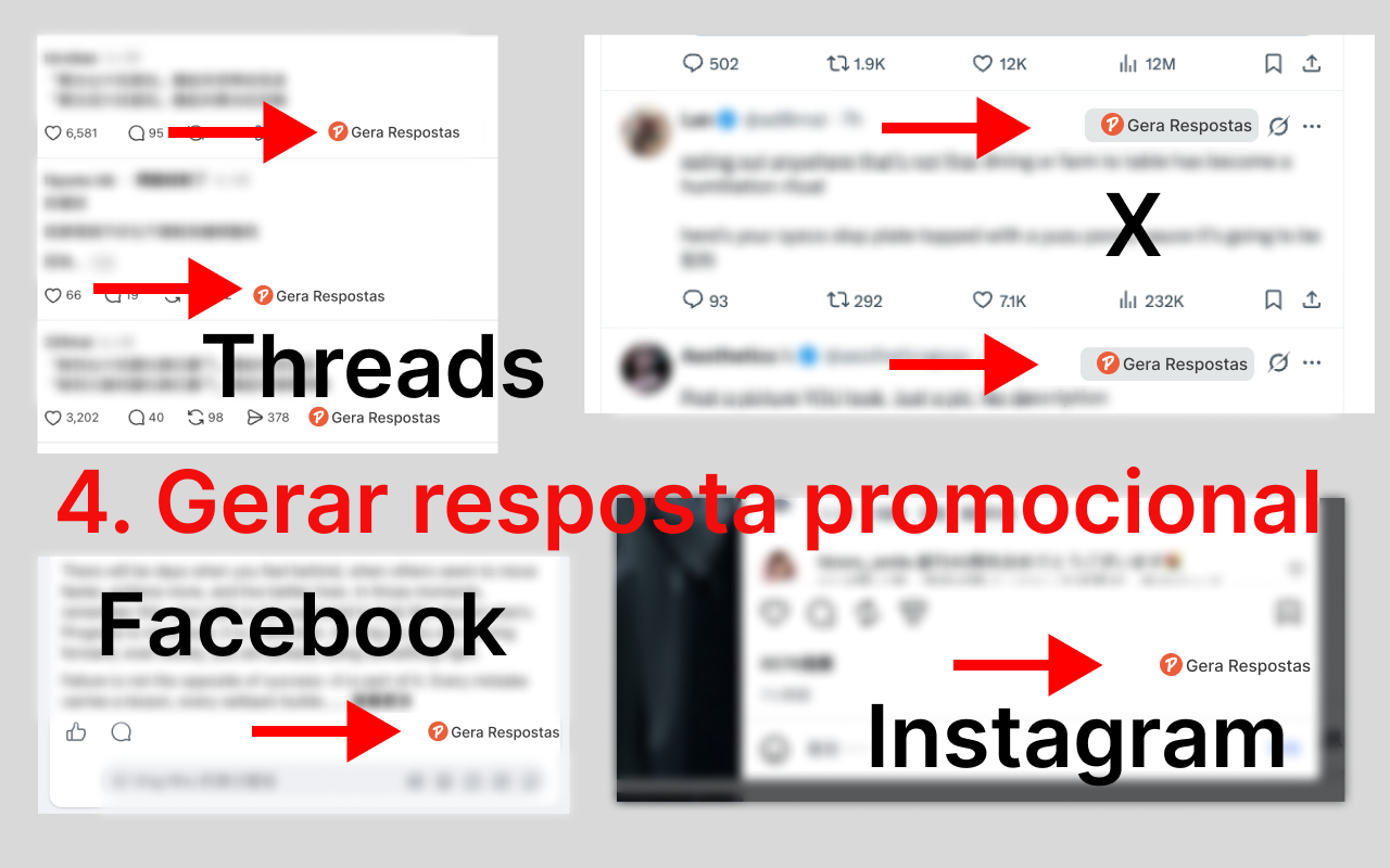 Gerador de Conteúdo para Redes Sociais com Inteligência Artificial PromoLeaz para Shopee